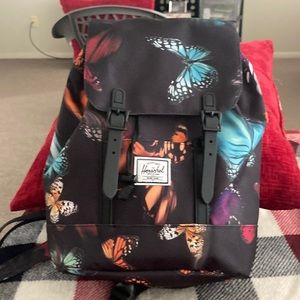 Herschel Supply Co Retreat Mini Backpack—Warp Butterflies